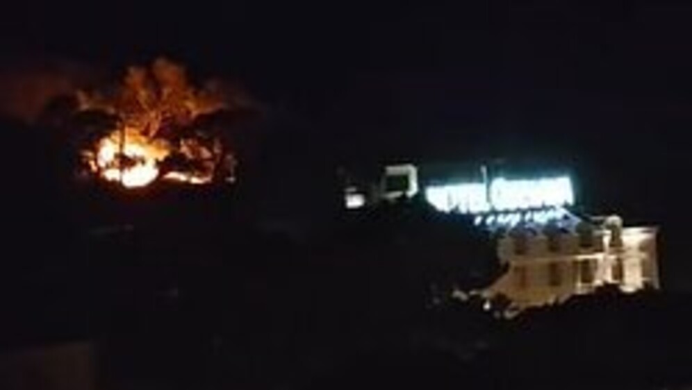 Požar iznad Makarske