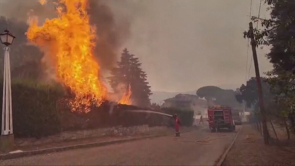 Borba s požarima u Španjolskoj i Francuskoj