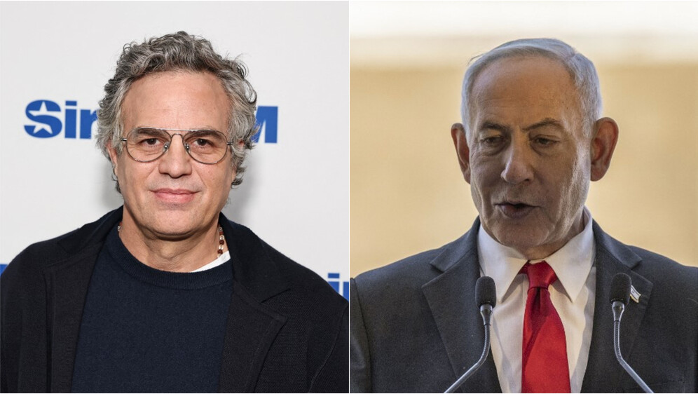 Mark Ruffalo i Benjamin Netanyahu