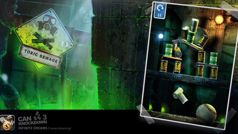 Can Knockdown 3 je zarazna igra iz Poljske, svojevrsni Angry Birds na drugačiji način