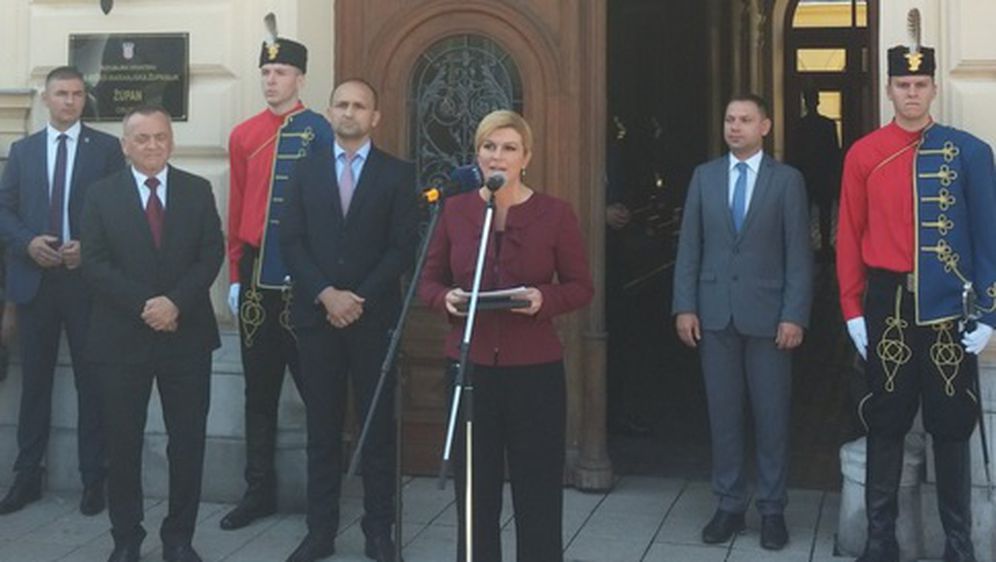 Predsjednica u Osijeku kritizirala Vladu (Foto: dnevnik.hr)