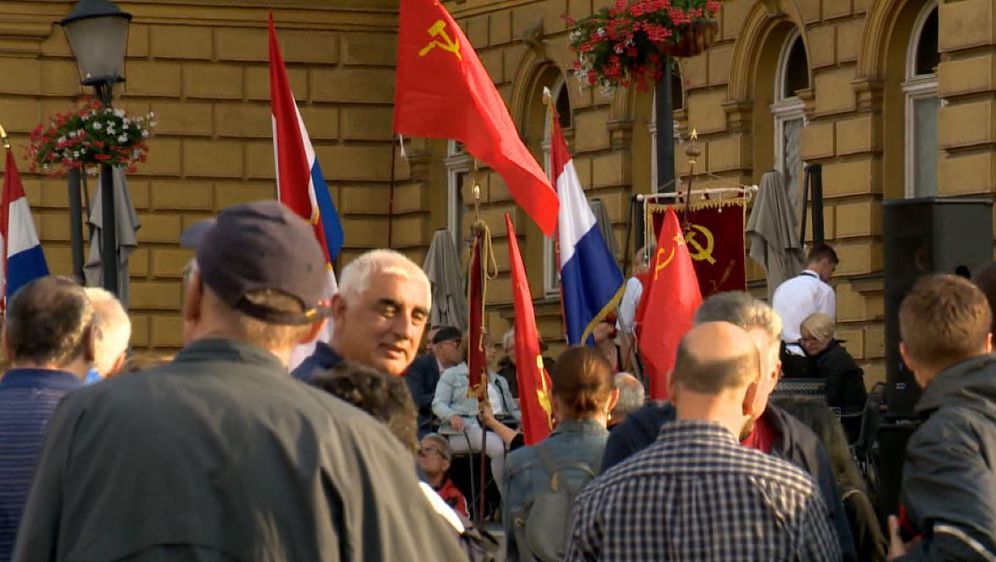 Okupljanje antifašista na Trgu Republike Hrvatske u Zagrebu (Foto: Dnevnik Nove TV) - 2