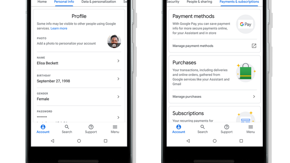 Google Account (Foto: Google)