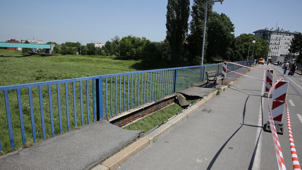 Pješački most na Savi (Foto: Dnevnik.hr)