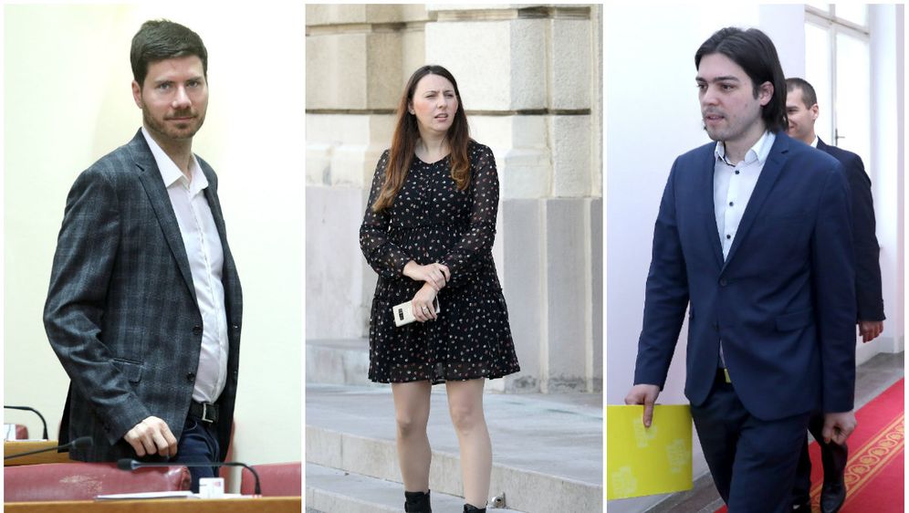 Ivan Pernar, Vladimira Palfi, Ivan Vilibor Sinčić (Foto: Pixell)