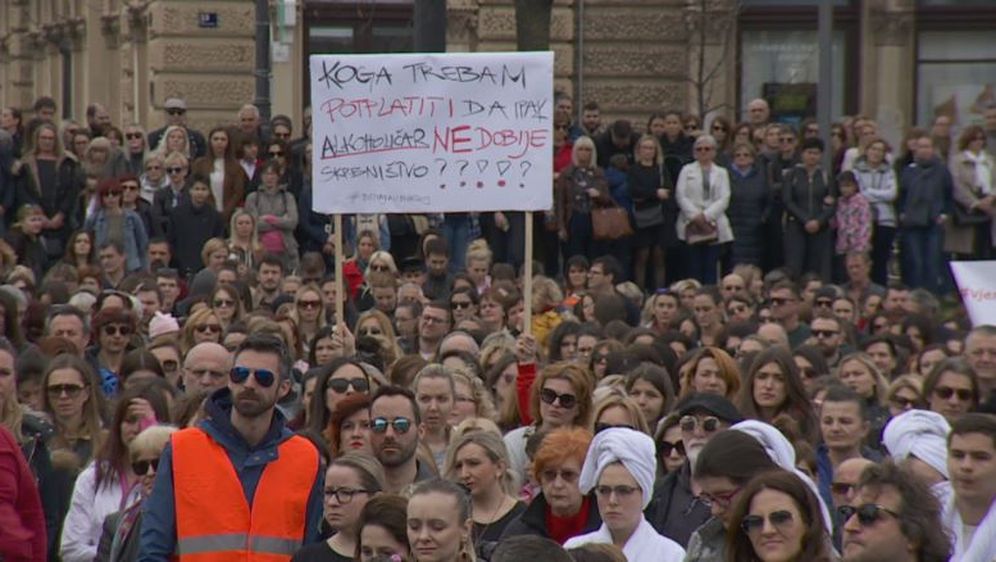 Prosvjed inicijative Spasi me (Foto: Dnevnik.hr)