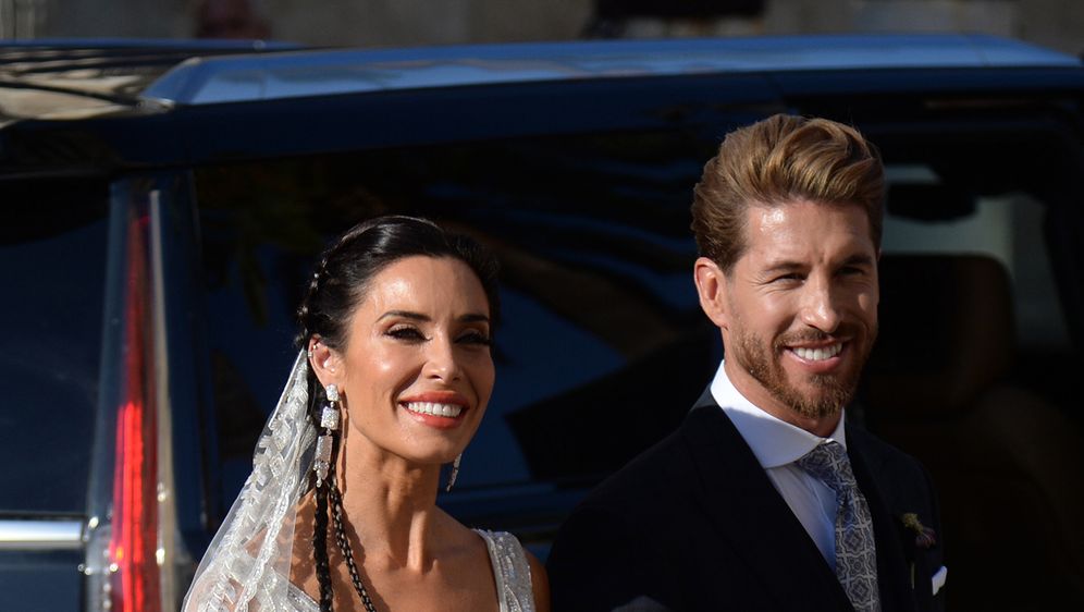 Sergio Ramos i Pilar Rubio (Foto: AFP)