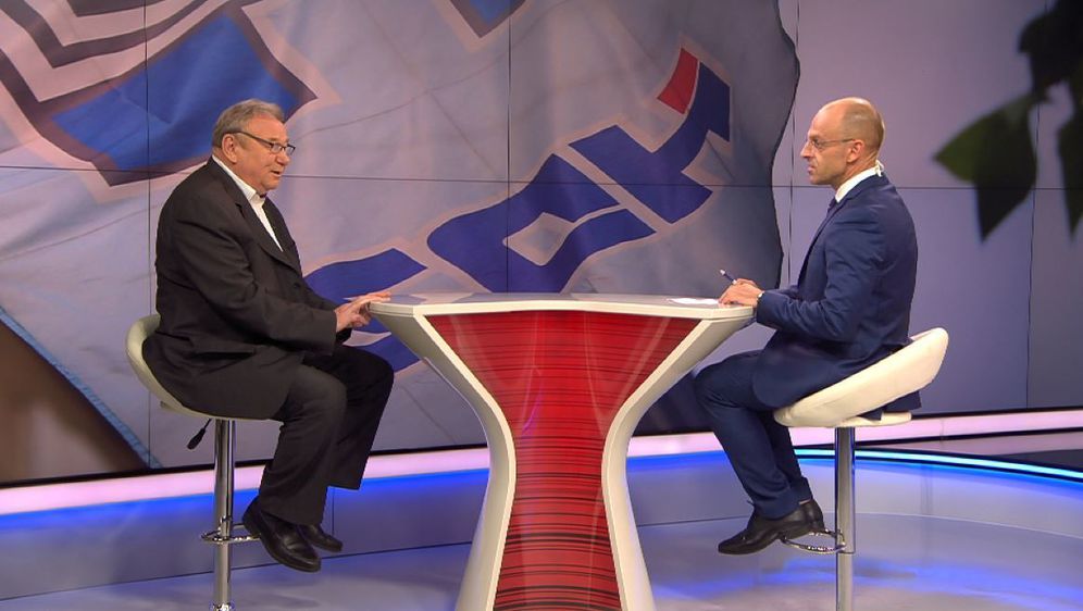 Savjetnik HDZ-a Vladimir Šeks gostuje u Dnevniku Nove TV (Foto: Dnevnik.hr) - 1