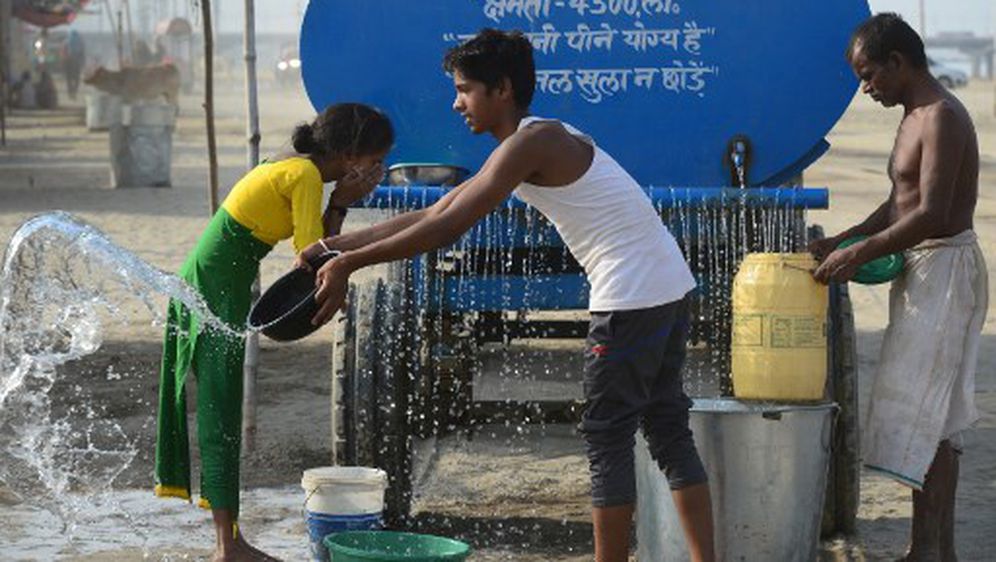 Vrućine u Indiji (FOTO: AFP)