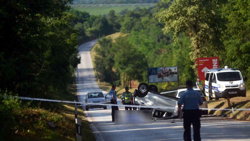 Teška prometna nesreća kod Poreča (Foto: Mateo Sardelin/Glas Istre)