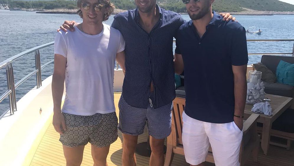Luka Modrić, Darijo Srna i Mateo Kovačić (Foto: Instagram)