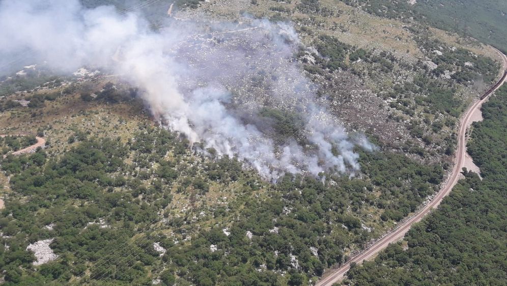 Požar kod Rijeke (Foto: PP NOS OS RH)