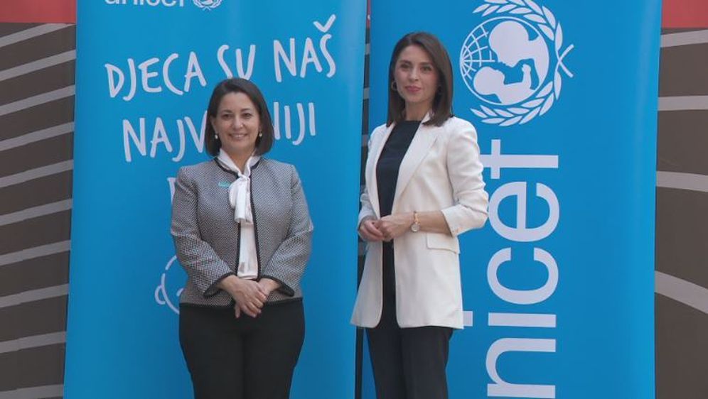 Regina M. Castillo, predstojnica Ureda UNICEF-a za Hrvatsku, i Marija Miholjek