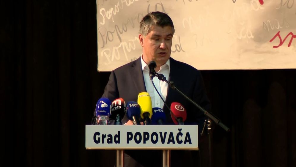 Predsjednik Zoran Milanović u Popovači