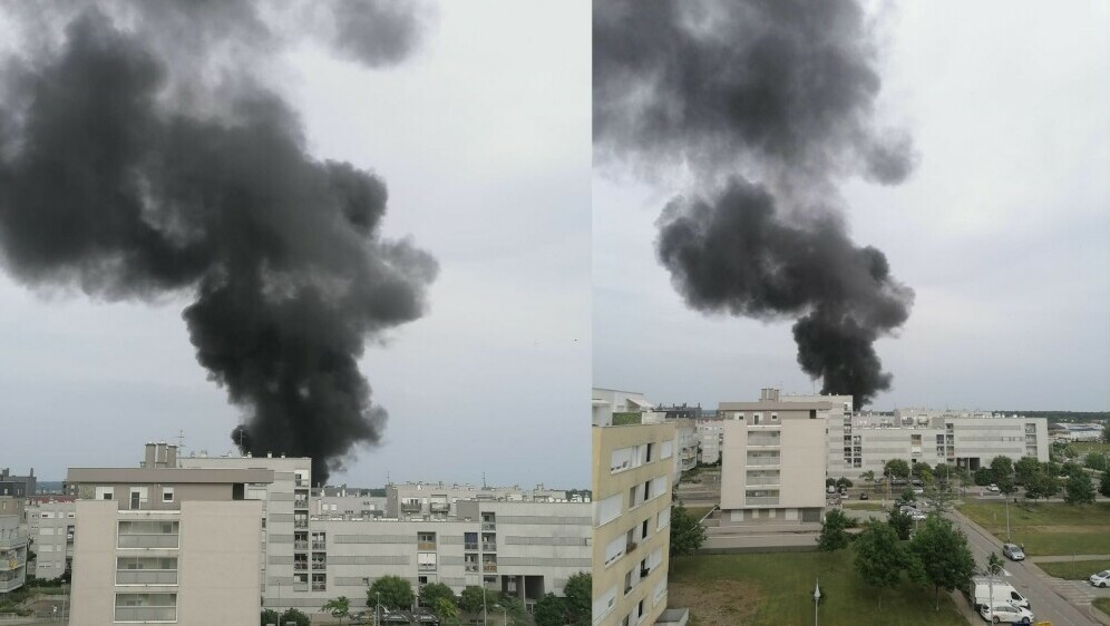 Požar u Novom Jelkovcu