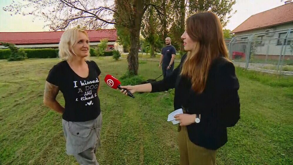 Tatjana Zajec, voditeljica Skloništa za nezbrinute životinje Grada Zagreba u Dumovcu, i Srna Bijuk
