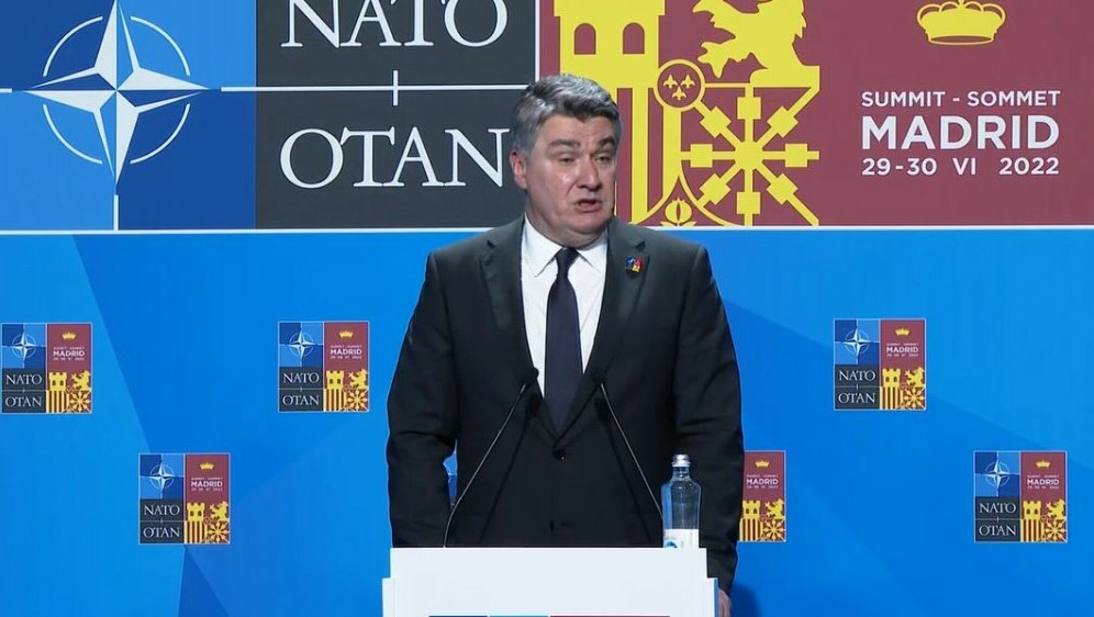 Predsjednik Zoran Milanović na samitu NATO-a