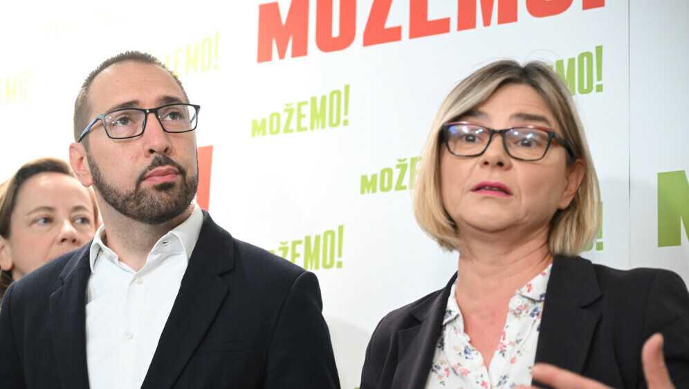 Tomislav Tomašević i Sandra Benčić