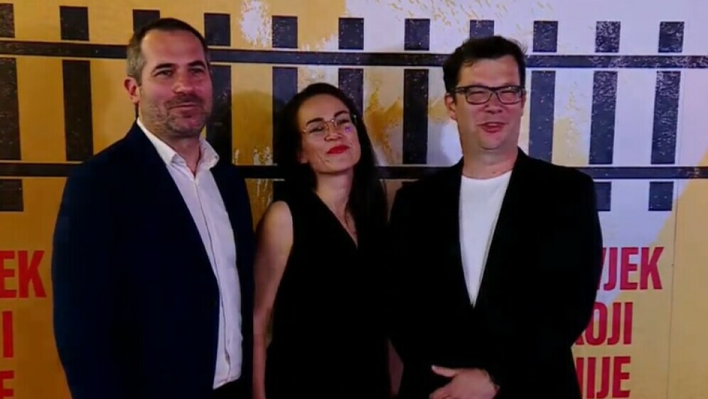 Ekipa filma ''Čovjek koji nije mogao šutjeti''