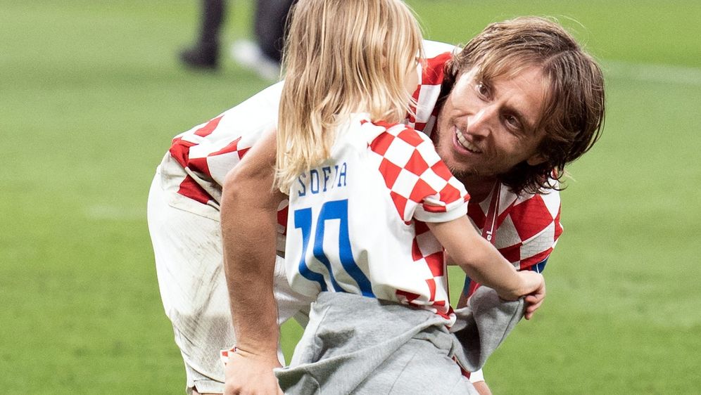 Luka Modrić i kći Sofia