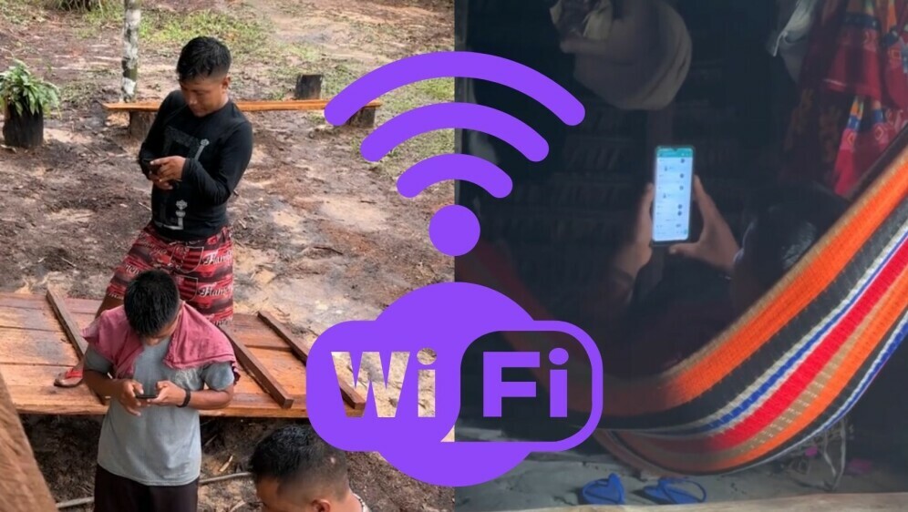 Pleme Marubo nakon dolaska Interneta i simbol za Wi-Fi