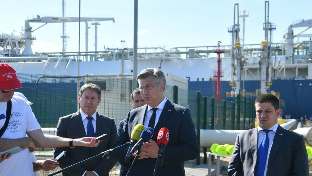 Andrej Plenković na Krku obišao LNG terminal - 2