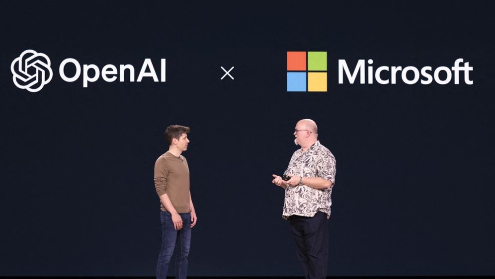 OpenAI CEO Sam Altman i Microsoftov Chief Technology Officer Kevin Scott