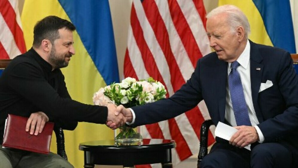 Joe Biden i Volodimir Zelenski