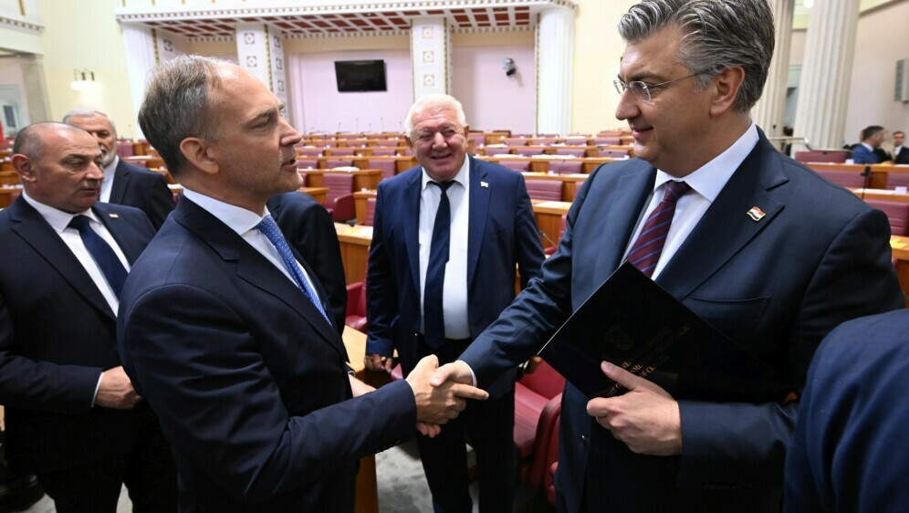 Stephen Nikola Bartulica i Andrej Plenković