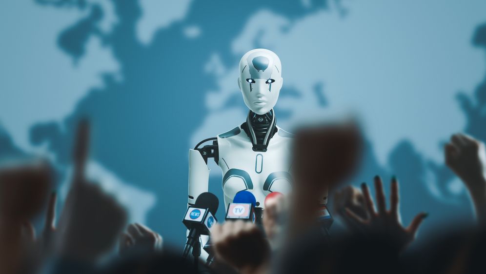 Virtualni političar, ilustracija