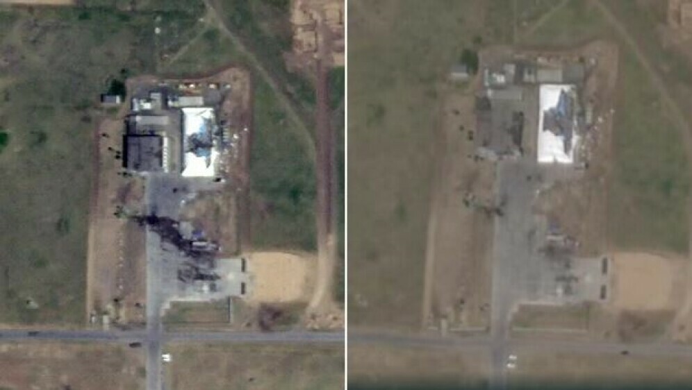 Ukrajinski napad na ruski vojni aerodrom