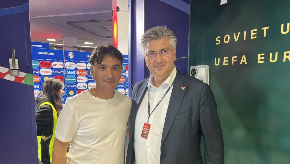 Zlatko Dalić i Andrej Plenković