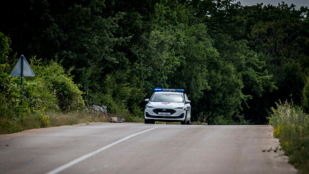 Mjesto eksplozije kod Obrovca