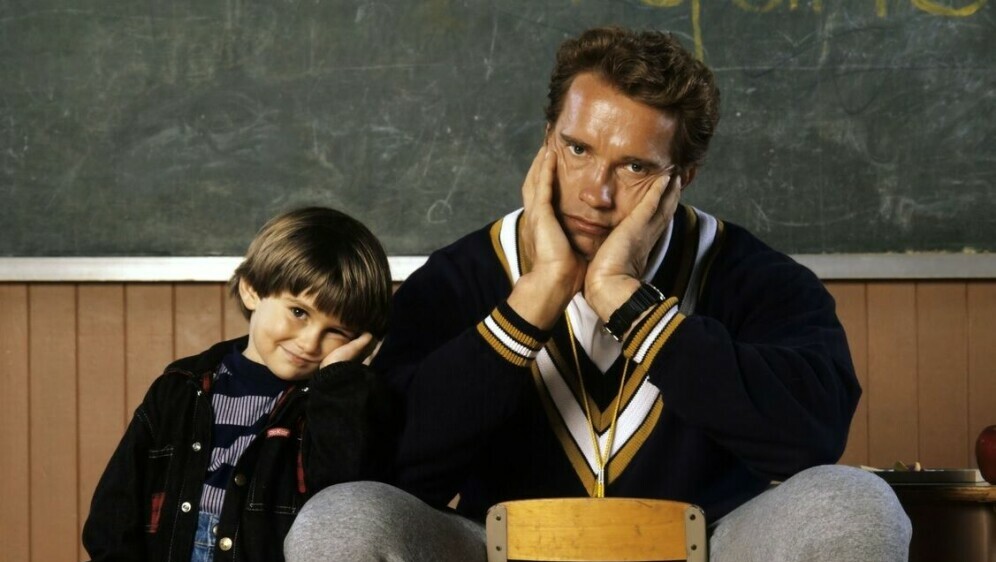 Arnold Schwarzenegger i Miko Hughes u ''Kindergarten Cop'' - 4