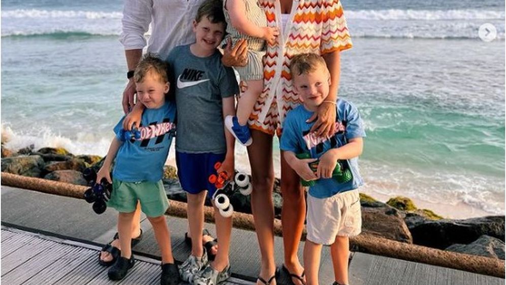 Phil i Brodie Mackenzie sa svojim dječacima