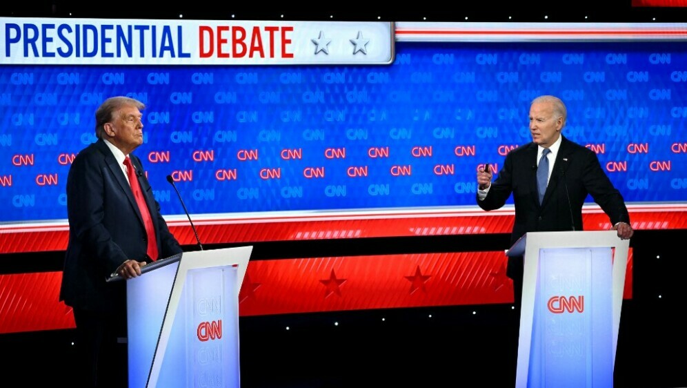 Debata Joea Bidena i Donalda Trumpa