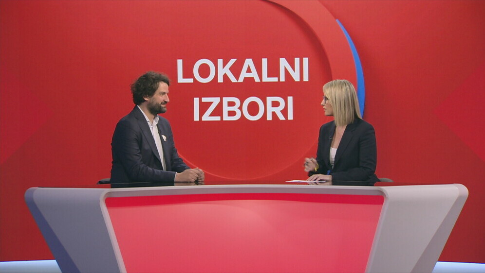 Boris Jokić i Sabina Tandara Knezović, reporterka Dnevnika Nove TV
