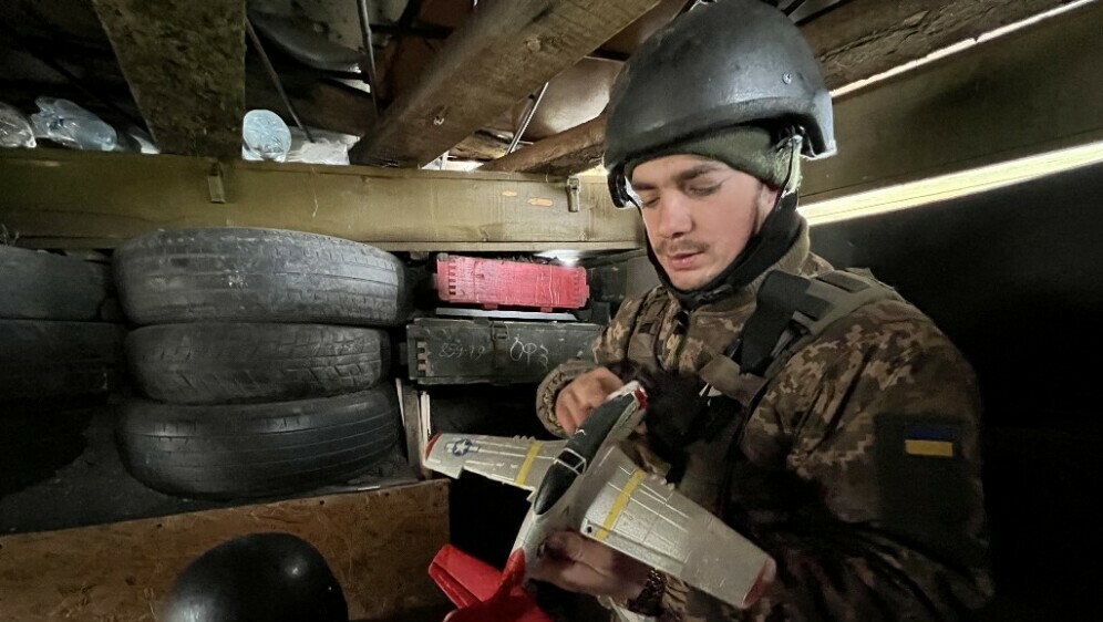 Ukrajinski vojnici na bojištu