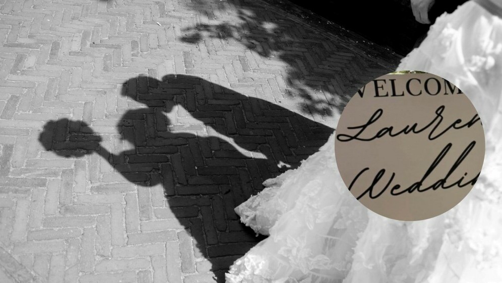 Sjena mladenaca i fotografija natpisa koji je podijelio publiku na Redditu