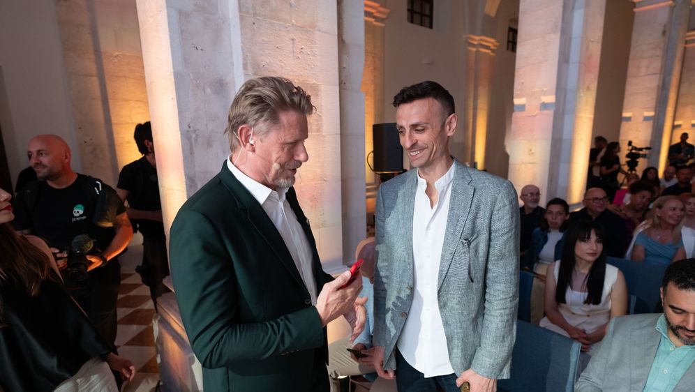 Peter Schmeichel i Dimitar Berbatov