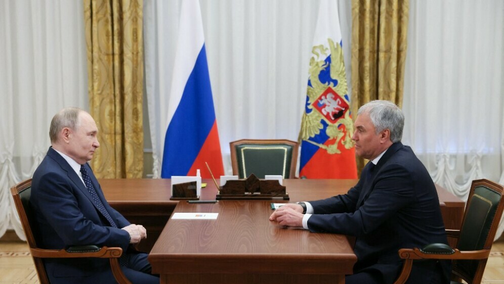 Vladimir Putin i Vjačeslav Volodin