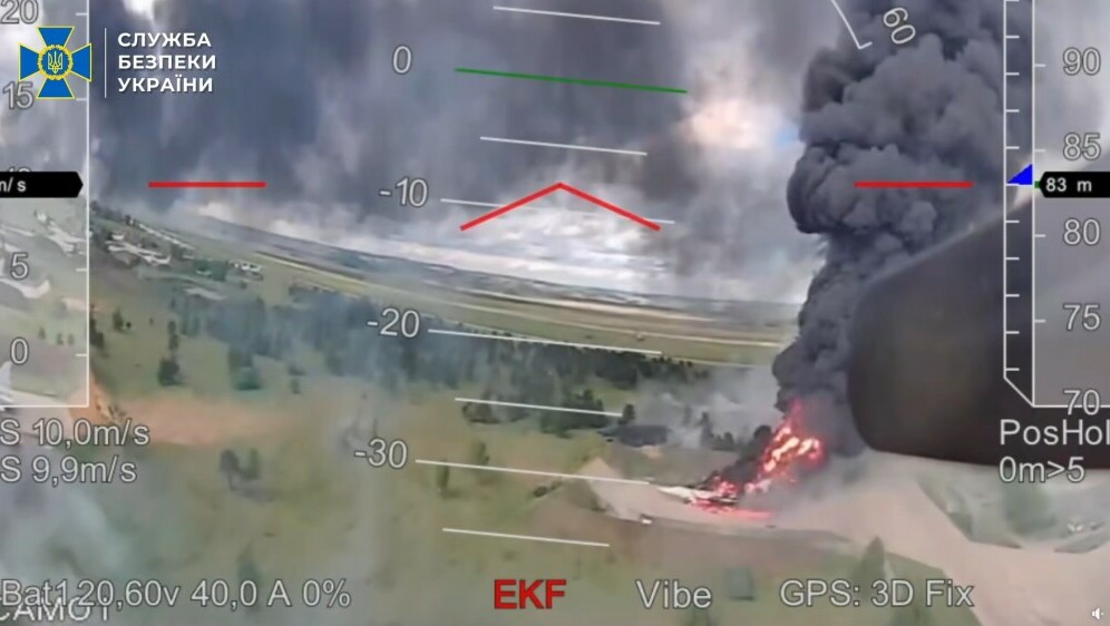 Ukrajinski dron iznad ruskog aerodroma