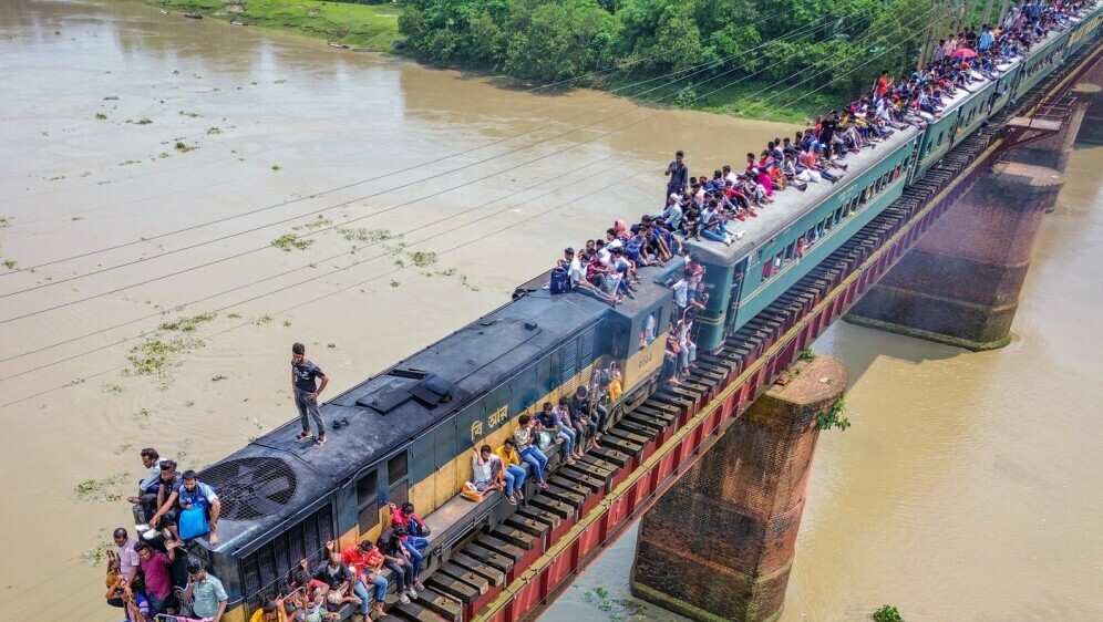 Pretrpani vlak u Bangladešu - 3