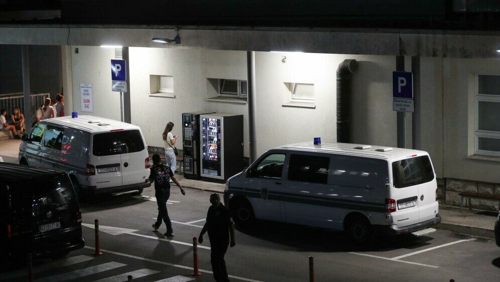 Split: Zatvorenici ozlijeđeni u požaru prevezeni na Hitan prijam u bolnicu