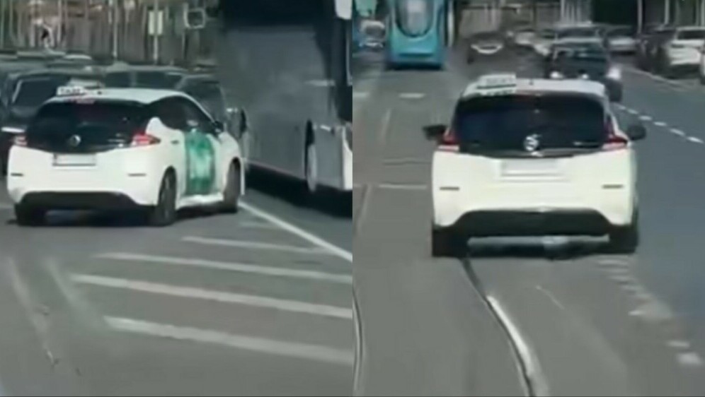 Vožnja taksista po Zagrebu u suprotnom smjeru