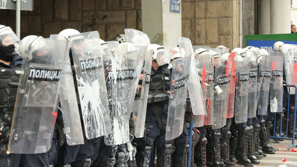 Policija u Novom Sadu, ilustracija