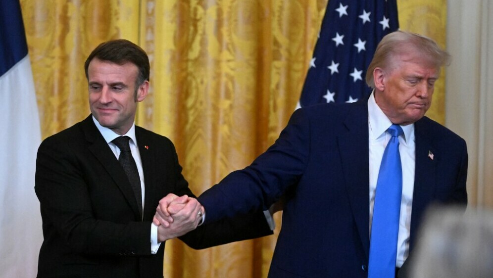 Emmanuel Macron i Donald Trump