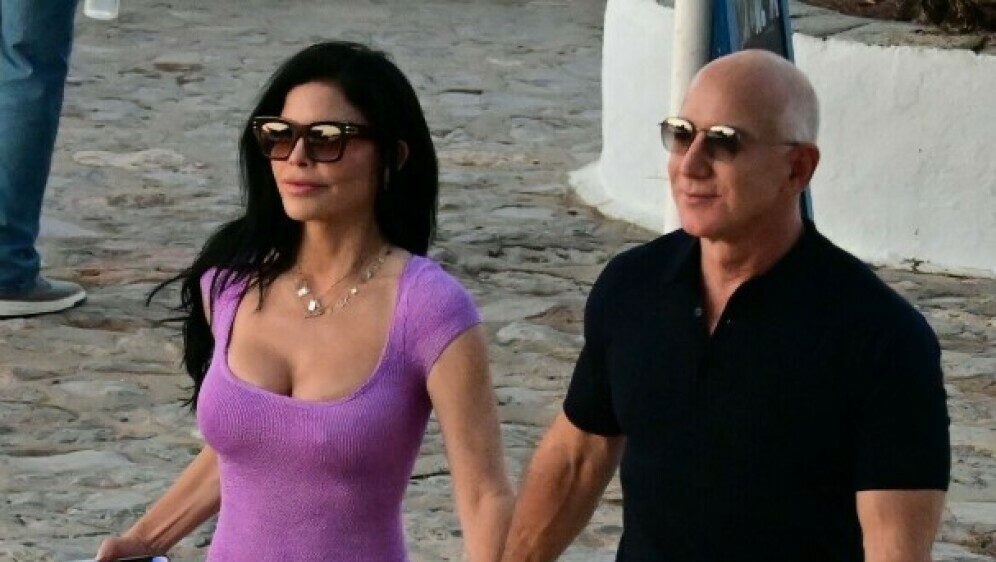 Jeff Bezos i Lauren Sanchez