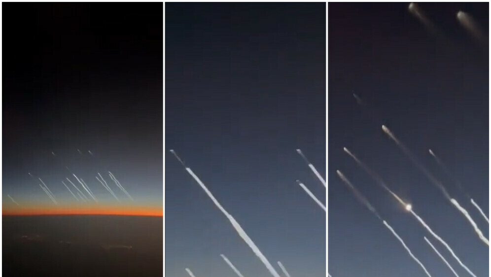 Prizori iranskih balističkih raketa u letu