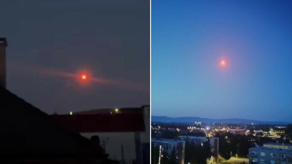 Neobična letjelica iznad Požege